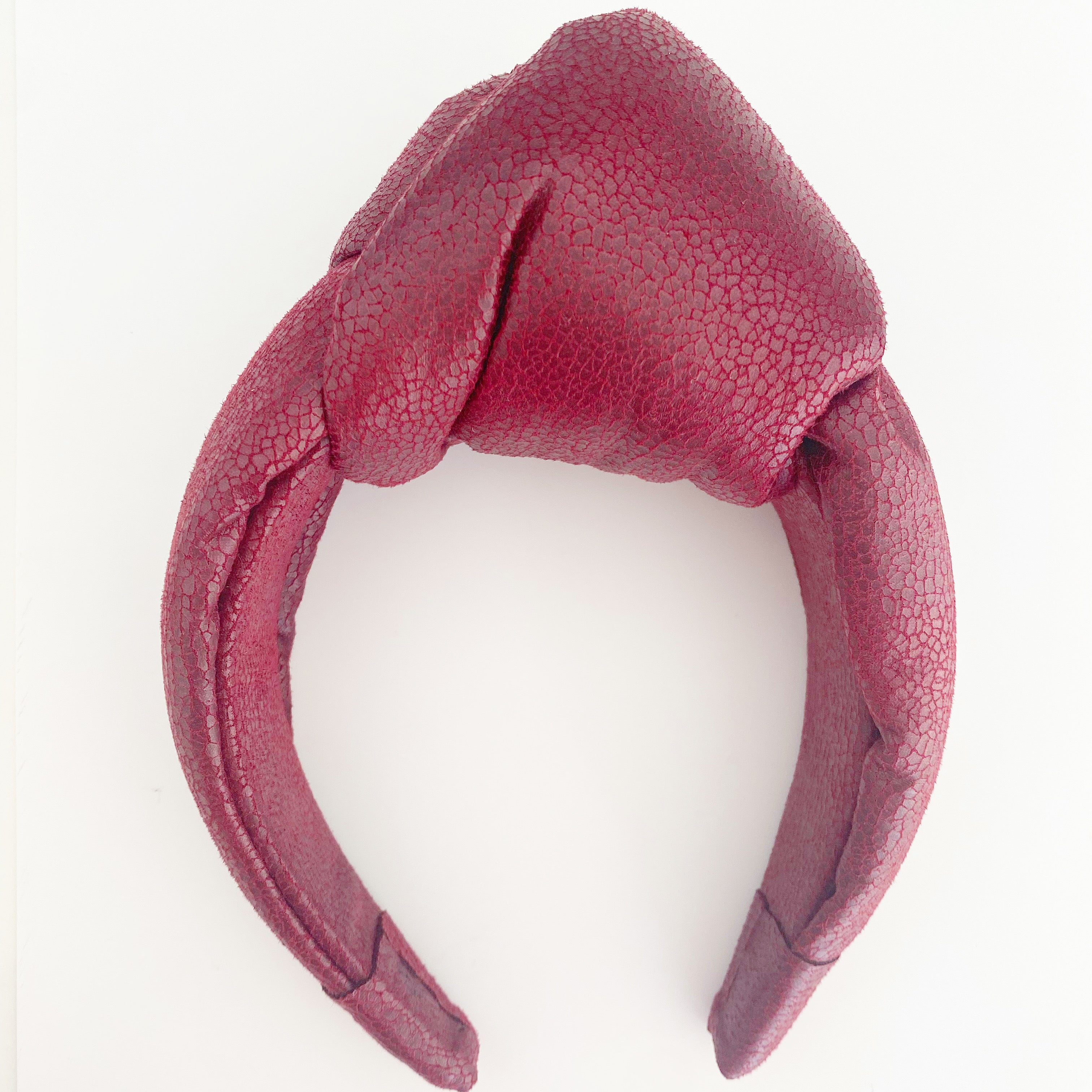 rock + bone handmade statement Headbands Leather (3 colors)