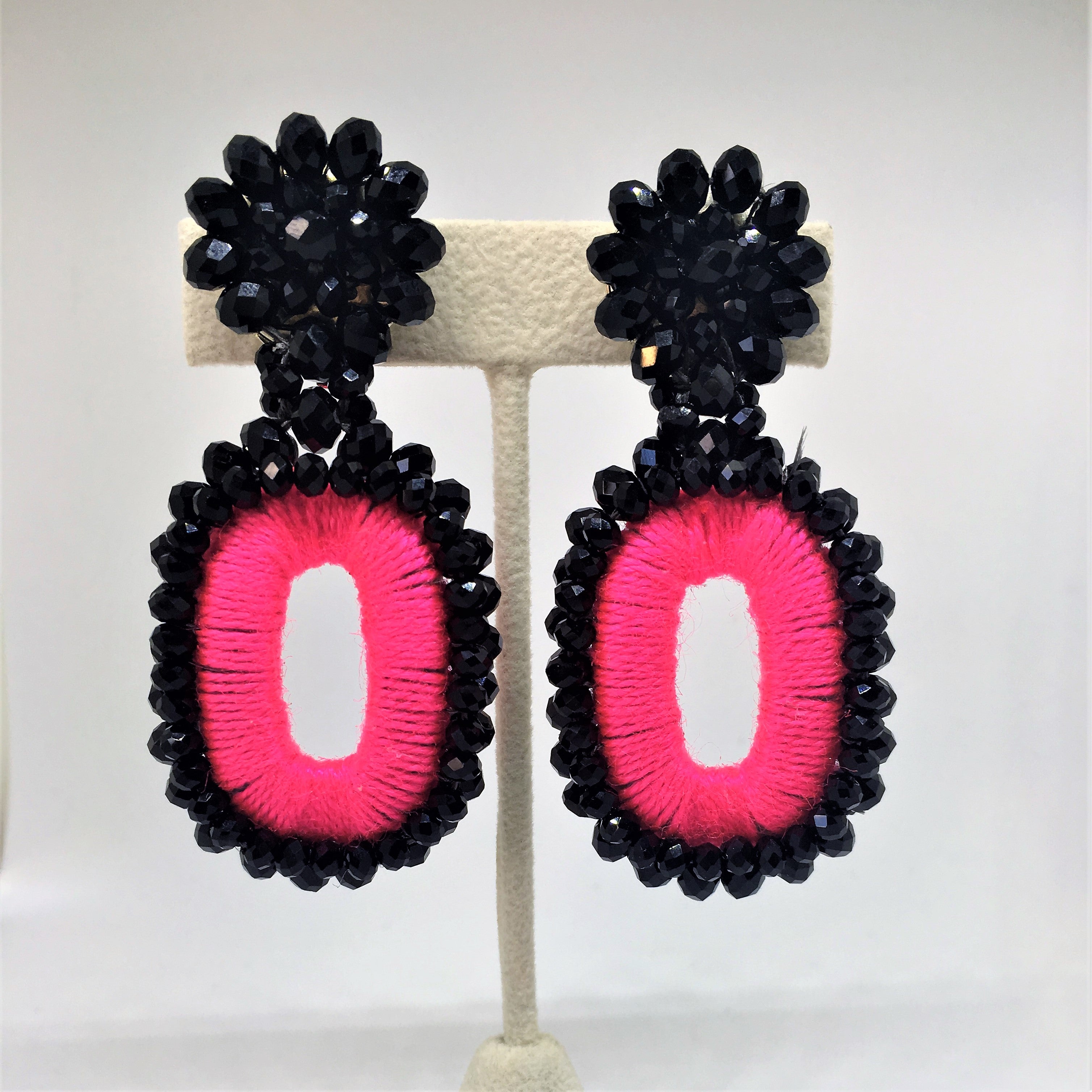 rock + bone handmade statement earrings Katena (more colors available)