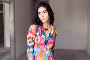 Florencia Davalos Boost Midi Shirt Dress