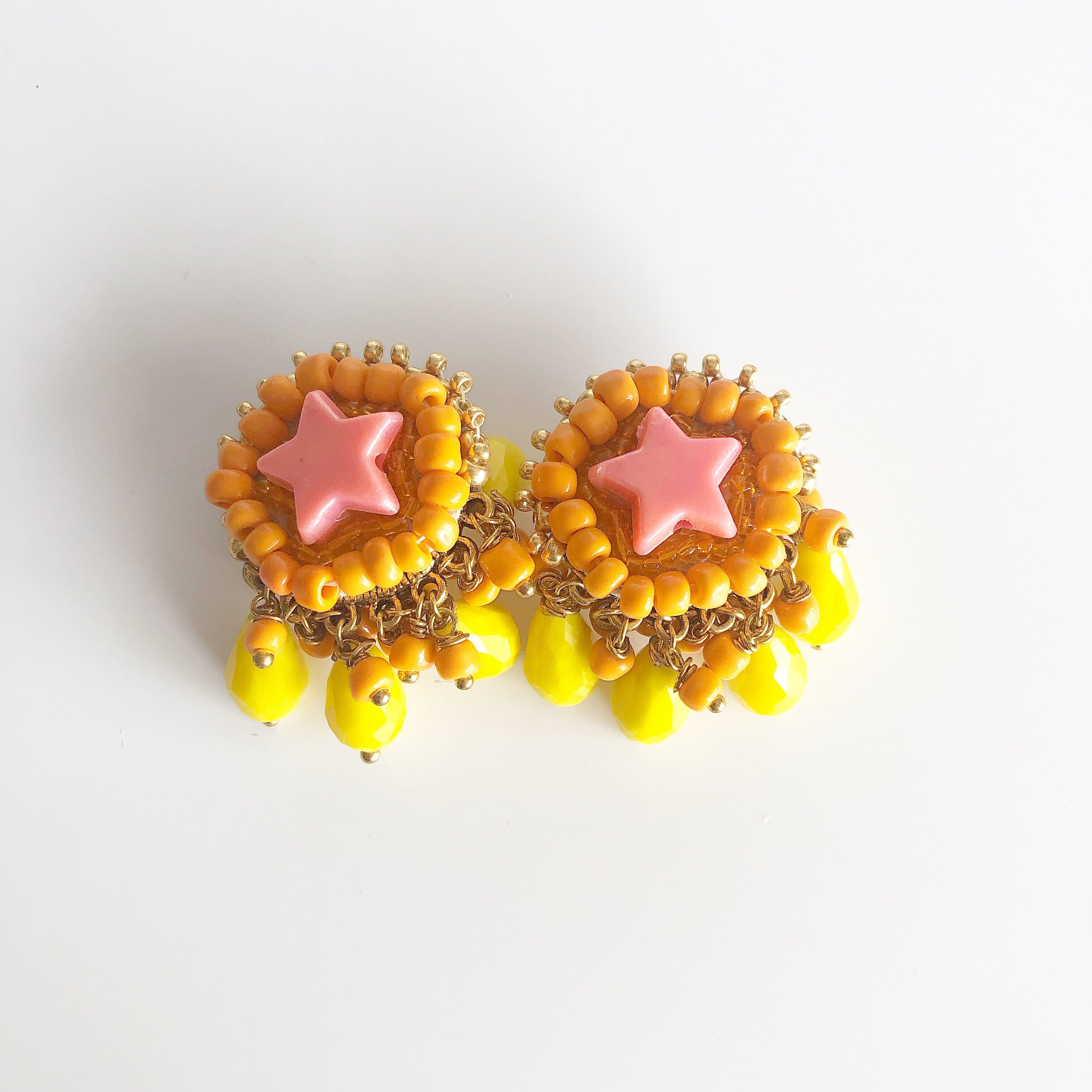 rock + bone handmade statement earrings Mini Stars