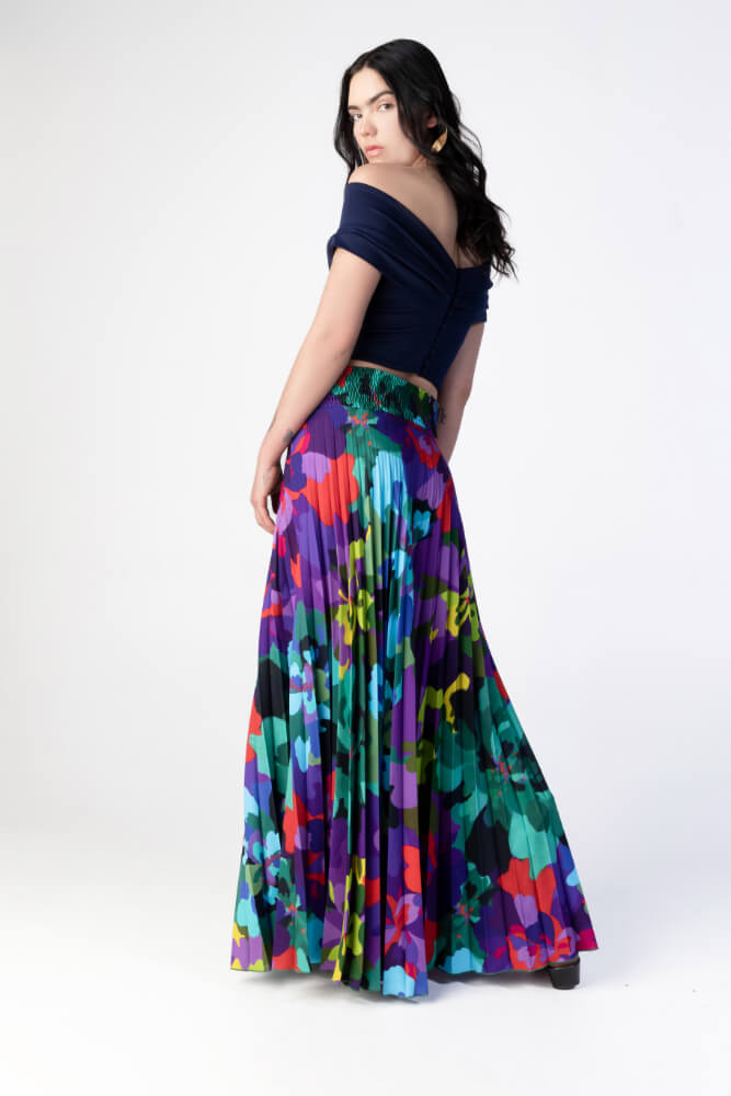 Florencia Davalos Samay Pleatted Skirt